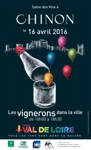 Les vignerons dans la ville Chinon 2016