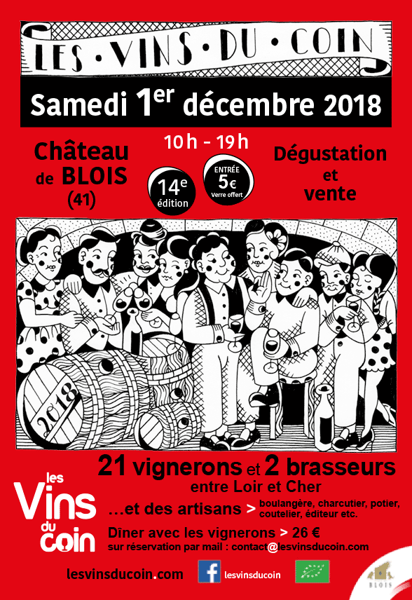 Affiche salon Les Vins du Coin 2018