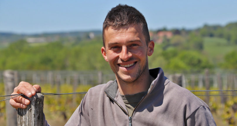 Florent Barichard-Vigneron au domaine des Terres d'ocre